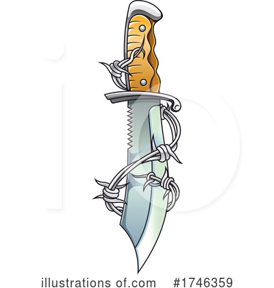 Royalty-Free (RF) Dagger Clipart Illustration by Vector Tradition SM - Stock Sample #1746359