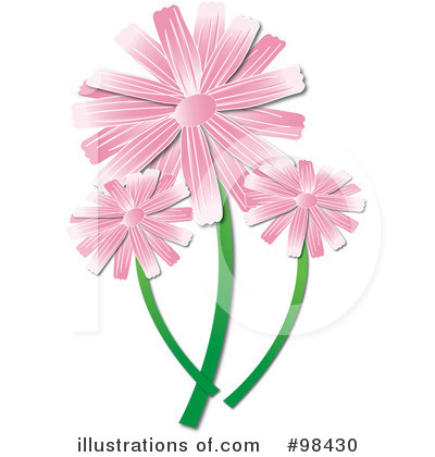Daisies Clipart #98430 by Pams Clipart