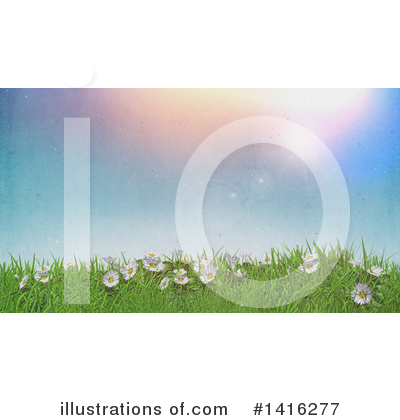 Wildflowers Clipart #1416277 by KJ Pargeter