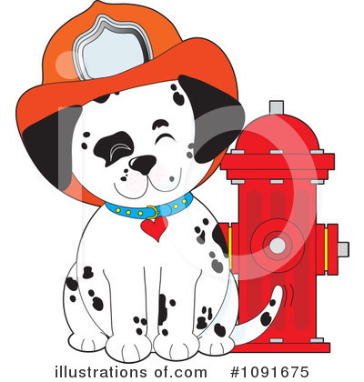 Royalty-Free (RF) Dalmatian Clipart Illustration by Maria Bell - Stock Sample #1091675