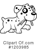 Dalmatian Clipart #1203985 by Cory Thoman