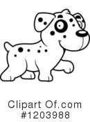 Dalmatian Clipart #1203988 by Cory Thoman