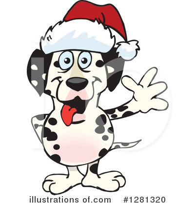 Royalty-Free (RF) Dalmatian Clipart Illustration by Dennis Holmes Designs - Stock Sample #1281320