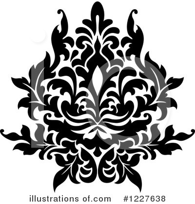 Royalty-Free (RF) Damask Clipart Illustration by Vector Tradition SM - Stock Sample #1227638