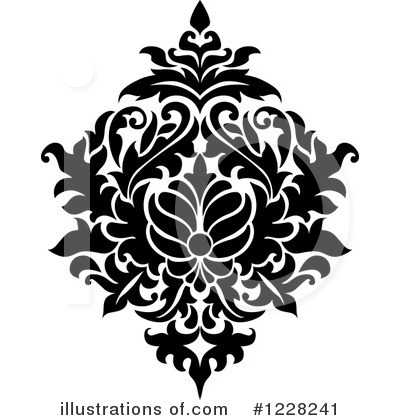 Royalty-Free (RF) Damask Clipart Illustration by Vector Tradition SM - Stock Sample #1228241