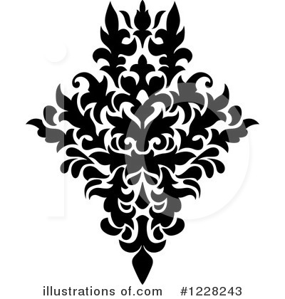 Royalty-Free (RF) Damask Clipart Illustration by Vector Tradition SM - Stock Sample #1228243