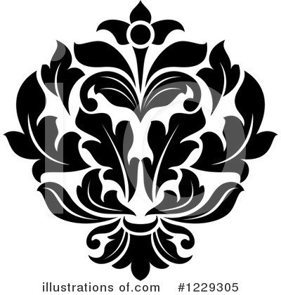 Royalty-Free (RF) Damask Clipart Illustration by Vector Tradition SM - Stock Sample #1229305