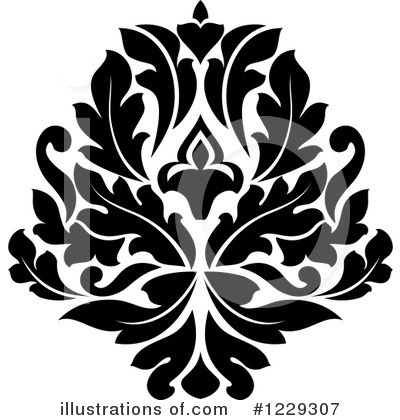 Royalty-Free (RF) Damask Clipart Illustration by Vector Tradition SM - Stock Sample #1229307