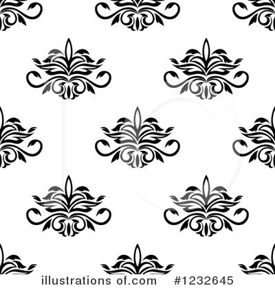 Royalty-Free (RF) Damask Clipart Illustration by Vector Tradition SM - Stock Sample #1232645