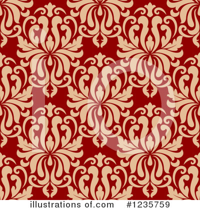 Royalty-Free (RF) Damask Clipart Illustration by Vector Tradition SM - Stock Sample #1235759