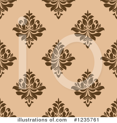 Royalty-Free (RF) Damask Clipart Illustration by Vector Tradition SM - Stock Sample #1235761