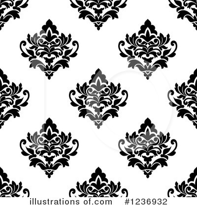 Royalty-Free (RF) Damask Clipart Illustration by Vector Tradition SM - Stock Sample #1236932