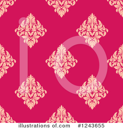 Floral Background Clipart #1243655 by Vector Tradition SM