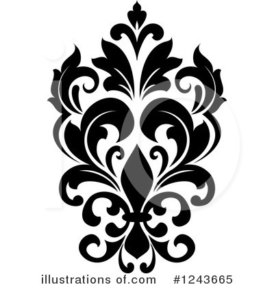 Damask Clipart #1243665 by Vector Tradition SM