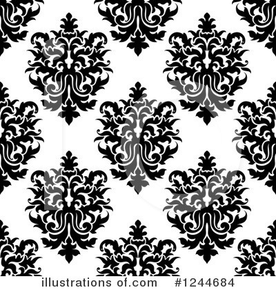 Royalty-Free (RF) Damask Clipart Illustration by Vector Tradition SM - Stock Sample #1244684