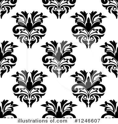 Royalty-Free (RF) Damask Clipart Illustration by Vector Tradition SM - Stock Sample #1246607