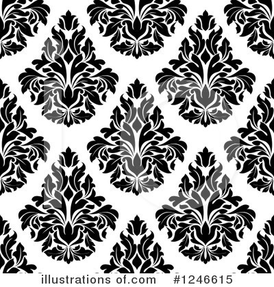 Royalty-Free (RF) Damask Clipart Illustration by Vector Tradition SM - Stock Sample #1246615