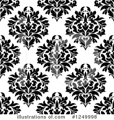 Royalty-Free (RF) Damask Clipart Illustration by Vector Tradition SM - Stock Sample #1249998