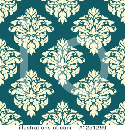 Royalty-Free (RF) Damask Clipart Illustration by Vector Tradition SM - Stock Sample #1251299