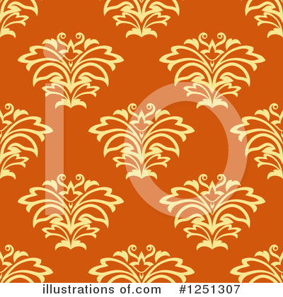 Royalty-Free (RF) Damask Clipart Illustration by Vector Tradition SM - Stock Sample #1251307