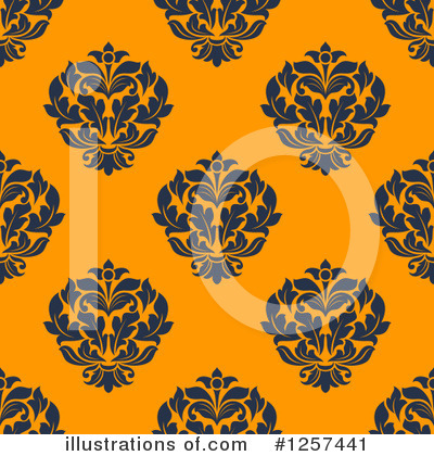 Royalty-Free (RF) Damask Clipart Illustration by Vector Tradition SM - Stock Sample #1257441