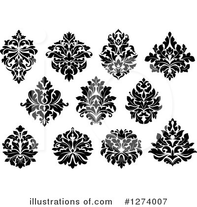 Royalty-Free (RF) Damask Clipart Illustration by Vector Tradition SM - Stock Sample #1274007