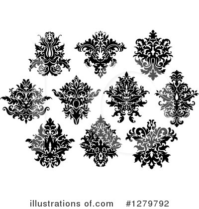 Arabesque Clipart #1279792 by Vector Tradition SM
