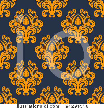 Royalty-Free (RF) Damask Clipart Illustration by Vector Tradition SM - Stock Sample #1291518