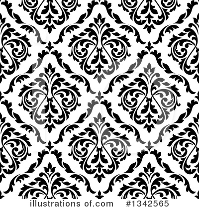 Royalty-Free (RF) Damask Clipart Illustration by Vector Tradition SM - Stock Sample #1342565