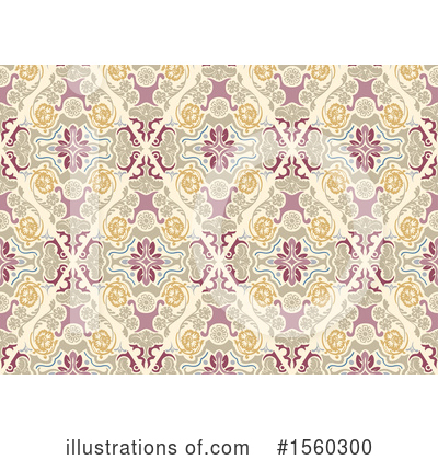 Royalty-Free (RF) Damask Clipart Illustration by dero - Stock Sample #1560300