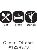Dance Clipart #1224973 by Johnny Sajem