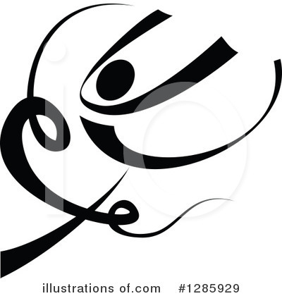 Royalty-Free (RF) Dancer Clipart Illustration by Vector Tradition SM - Stock Sample #1285929