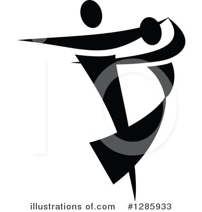 Royalty-Free (RF) Dancer Clipart Illustration by Vector Tradition SM - Stock Sample #1285933
