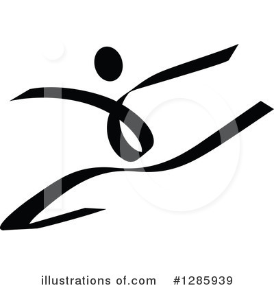 Royalty-Free (RF) Dancer Clipart Illustration by Vector Tradition SM - Stock Sample #1285939