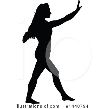 Royalty-Free (RF) Dancer Clipart Illustration by dero - Stock Sample #1448794