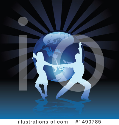 Royalty-Free (RF) Dancer Clipart Illustration by dero - Stock Sample #1490785