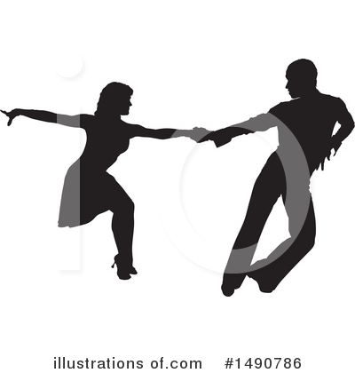 Royalty-Free (RF) Dancer Clipart Illustration by dero - Stock Sample #1490786