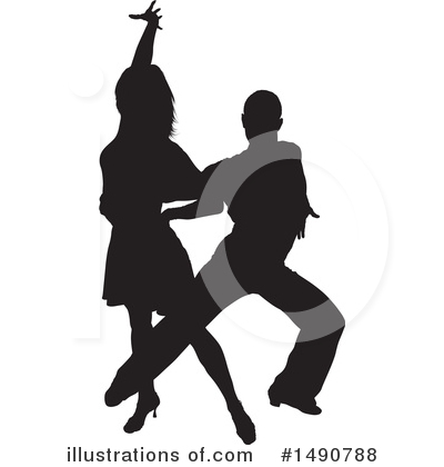Royalty-Free (RF) Dancer Clipart Illustration by dero - Stock Sample #1490788