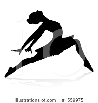 Royalty-Free (RF) Dancer Clipart Illustration by AtStockIllustration - Stock Sample #1559975