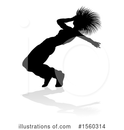 Royalty-Free (RF) Dancer Clipart Illustration by AtStockIllustration - Stock Sample #1560314