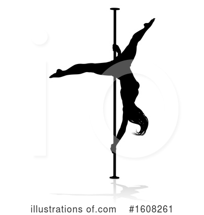 Pole Dancer Clipart #1608261 by AtStockIllustration