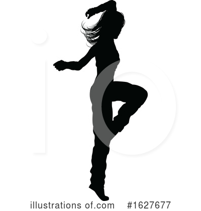 Royalty-Free (RF) Dancer Clipart Illustration by AtStockIllustration - Stock Sample #1627677