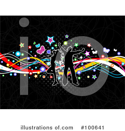 Royalty-Free (RF) Dancing Clipart Illustration by KJ Pargeter - Stock Sample #100641