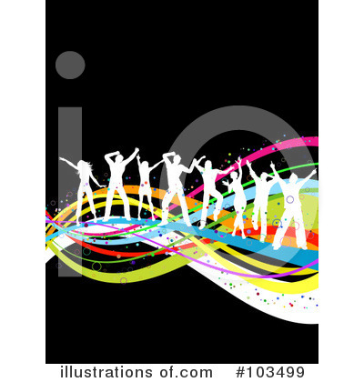 Royalty-Free (RF) Dancing Clipart Illustration by KJ Pargeter - Stock Sample #103499