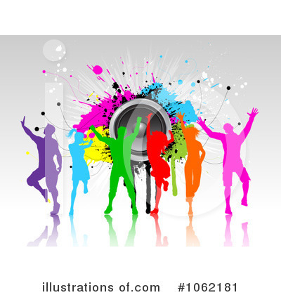 Royalty-Free (RF) Dancing Clipart Illustration by KJ Pargeter - Stock Sample #1062181