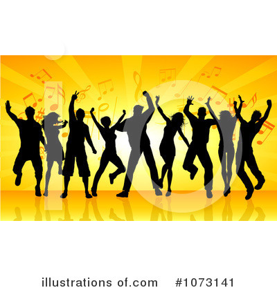 Royalty-Free (RF) Dancing Clipart Illustration by KJ Pargeter - Stock Sample #1073141