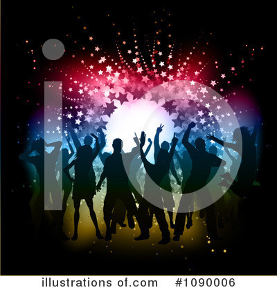Royalty-Free (RF) Dancing Clipart Illustration by KJ Pargeter - Stock Sample #1090006