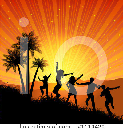Beach Party Clipart #1110420 by KJ Pargeter