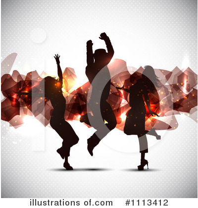 Royalty-Free (RF) Dancing Clipart Illustration by KJ Pargeter - Stock Sample #1113412