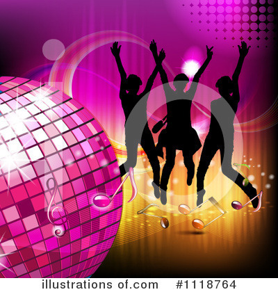 Royalty-Free (RF) Dancing Clipart Illustration by merlinul - Stock Sample #1118764